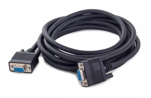 #657 KABEL D-SUB VGA ŻEŃSKI SVGA DO PC TV 3M
