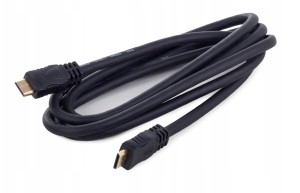 #635 KABEL MINI HDMI FULL HD ZŁOTE WTYKI 1,5m HDTV