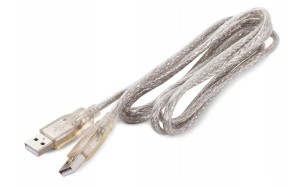 #653 KABEL PRZEWÓD USB WTYK AM-AM MĘSKI 1,5m