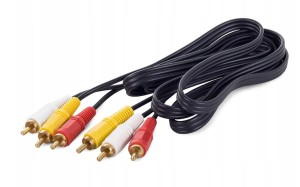 #645 KABEL 3 x RCA CINCH AUDIO STEREO VIDEO 1,5m