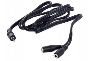 #641 KABEL ADAPTER JACK 3,5 - 2 x JACK 3,5 STEREO
