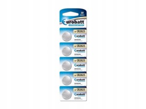 BATERIA LITHIUM CR2025 EUROBATT 5 SZT