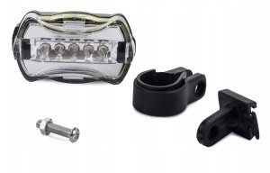 #254 LAMPKA ÓSWIETLENIE ROWEROWE TYŁ 5 LED