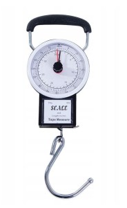 #29 WAGA WĘDKARSKA HAKOWA BAGAŻOWA 35kg + MIARA 1M