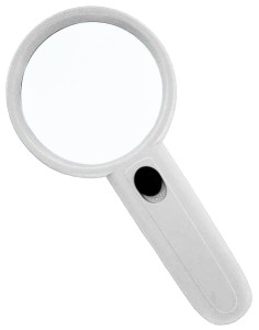 RĘCZNA LUPA PODŚWIETLANA 68mm/x3 #25