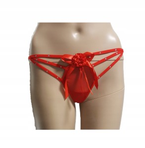 #130 Czerwone Stringi bielizna erotyczna sexy