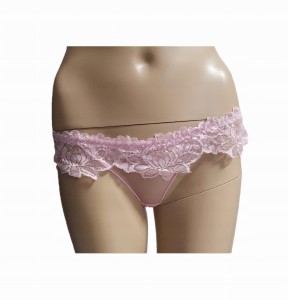 #143 Różowe Stringi bielizna erotyczna sexy