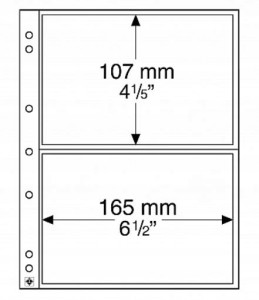 KARTA STRONA LEUCHTTURM NUMIS 2C NA 2 BANKNOTY