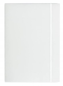 TECZKA TEKTUROWA Z GUMKĄ BIAŁA A4 250G #1