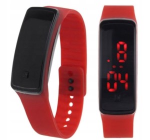 ZEGAREK LED ELEKTRONICZNY JELLY SILIKON #1030