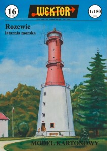 MODEL KARTONOWY Latarnia morska Rozewie WEKTOR