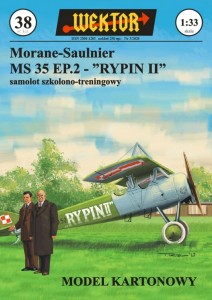 MODEL KARTONOWY SAMOLOT RYPIN II MS 35 WEKTOR