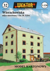 MODEL KARTONOWY WIERZCHOWISKA MŁYN WEKTOR