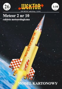 MODEL KARTONOWY METEOR-2 nr 10 WEKTOR
