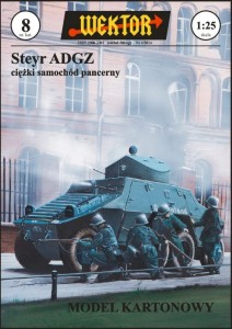 MODEL KARTONOWY samochód pancerny Steyr ADGZ WEKTO