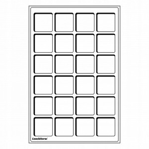 LEUCHTTURM PALETA TAB L NA 24 MONETY 47MM NIEBIESK