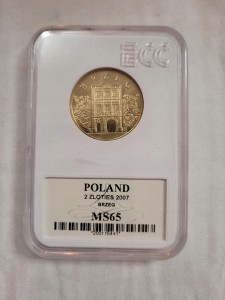 BRZEG 2007 2 ZŁ GN GRADING MS65