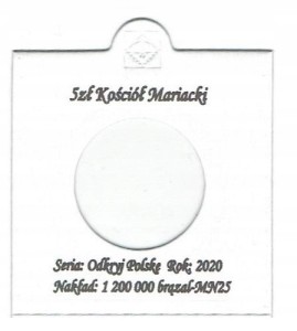 HOLDER+ OPIS DO MONETY 5ZŁ 2020 KOŚCIÓŁ MARIACKI
