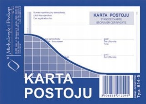 814-5 KARTA POSTOJU POJAZDU A6 MIPRO
