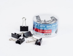 GK001-A KLIPY BIUROWE 15 MM 60 SZTUK TETIS