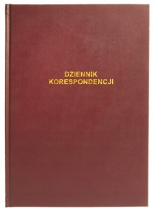 701-B DZIENNIK KORESPONDENCJI A4 TWARDA OPRAWA