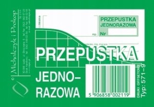 571-9 PRZEPUSTKA JEDNORAZOWA DRUK A7 MIPRO