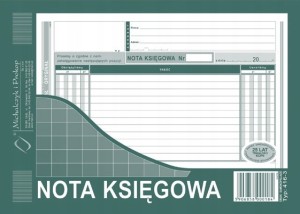 416-3 Nota księgowa mipro bloczek