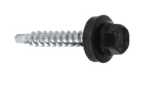WKRĘTY FARMERSKIE 4,8x25mm RAL 9005 FARMERY 10 SZTUK SAMOWIERCĄCE KLIMAS