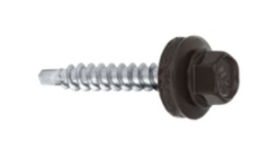 WKRĘTY FARMERSKIE 4,8x25mm RAL 8019 FARMERY 10 SZTUK SAMOWIERCĄCE KLIMAS