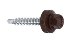 WKRĘTY FARMERSKIE 4,8x25mm RAL 8017 FARMERY 10 SZTUK SAMOWIERCĄCE KLIMAS