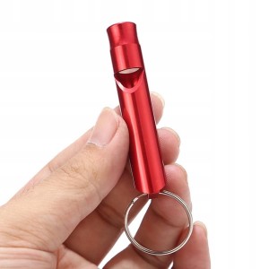 Gwizdek aluminiowy anodowany brelok 7cm
