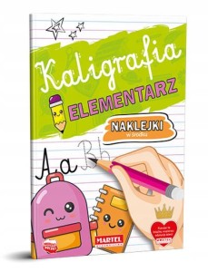 Kolorowanka Kaligrafia Elementarz naklejki Martel