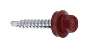 WKRĘTY FARMERSKIE 4,8x25mm RAL 3005 FARMERY 10SZT