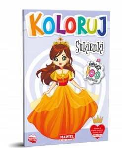 Kolorowanka Kolekcja Koloruj Sukienki Martel