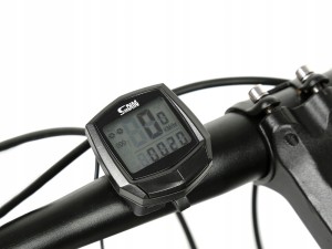 LICZNIK ROWEROWY WODOODPORNY PRĘDKOŚCIOMIERZ Z LCD