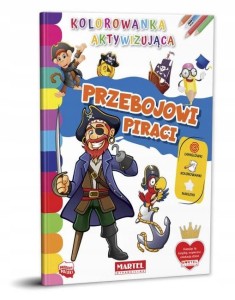 Kolorowanka aktywizująca naklejki Przebojowi pirac