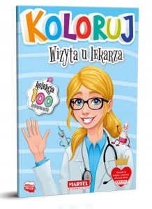 Kolorowanka Koloruj Wizyta u lekarza Martel