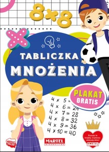 Książeczka nauka Tabliczka mnożenia Martel