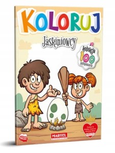 Kolorowanka książęczka Kolekcja Koloru Jaskiniowcy