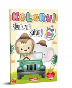 Kolorowanka książęczka Słoneczne safari Martel