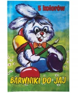 Barwniki do Jajek pisanek spożywczy 5 kolorów