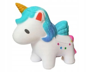 #1256 Squishy gniotek antystresowy jednorożec duży