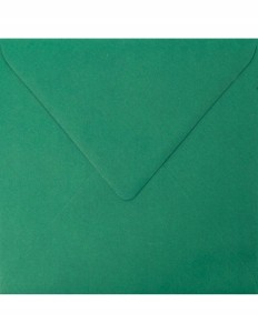 Koperta ozdobna burano 15,3x15,3cm zielona 10szt