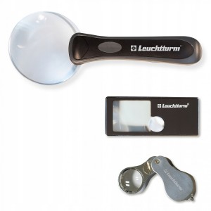 LEUCHTTURM ZESTAW 3 LUP POWIĘKSZENIE 2,5X-10X