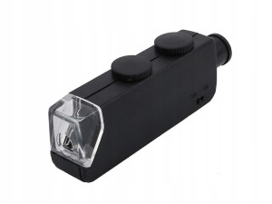 LUPA JUBILERSKA MIKROSKOP X60/X100 LED #52