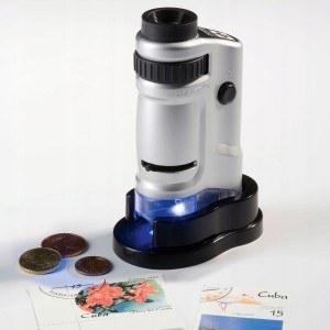 LEUCHTTURM MIKROSKOP LED Z ZOOMEM 20-40x