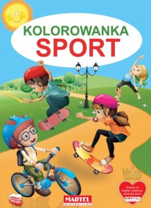 Kolorowanka kaiążeczka Sport Martel