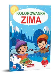 Kolorowanka książeczka Zima Martel