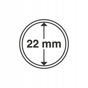KAPSEL NA MONETY LEUCHTTURM 22 MM CAPS