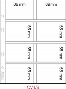 Karta strona na karty telefoniczne Optimum CV4/8 (4VC) 10 SZTUK